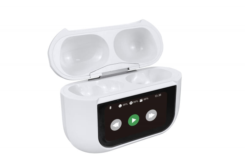 Technaxx-MusicMan-Auricolari-ANC-Wireless-Bluetooth-5.3-Bt-x72-Bianco-Display-Touch