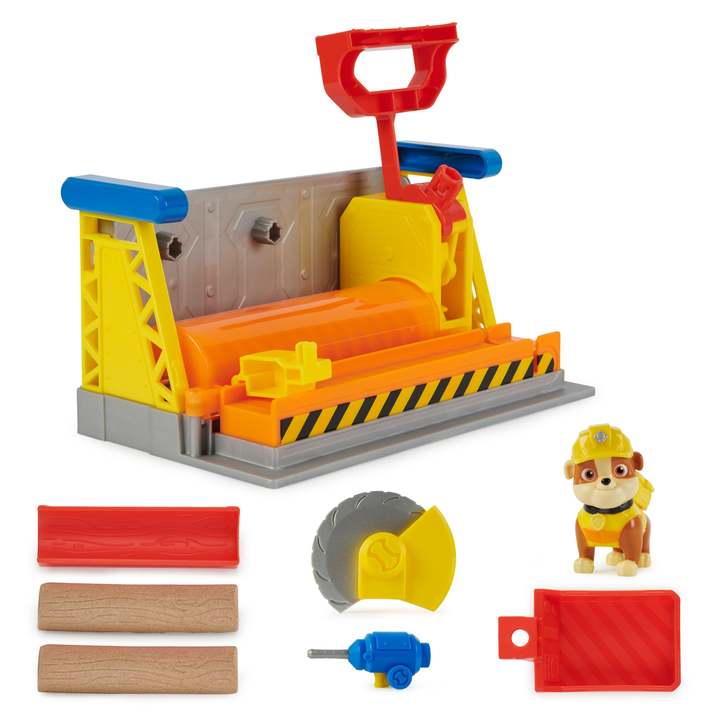 Spin Master Rubble & Crew, Officina di Rubble, giocattoli da costruzione con sabbia e personaggio di Rubble