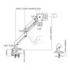 Roline-Braccio-per-Monitor-Singolo-Heavy---Duty-Gas-Spring-15kg
