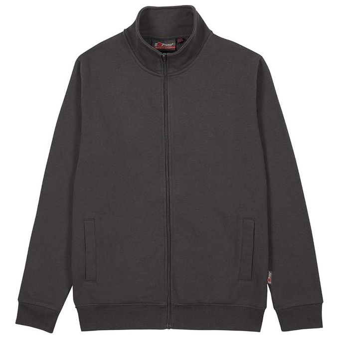 U-Power-Felpa-Zip-Lunga-Grey-Meteorite-Taglia-XL-Sotra