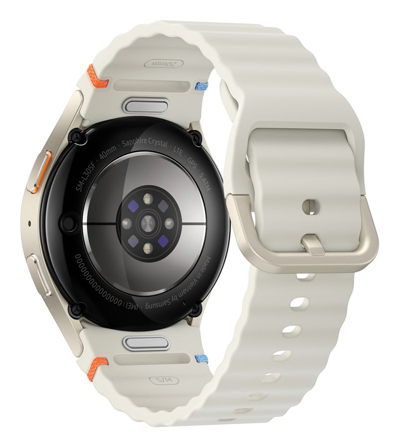 Samsung-Galaxy-Watch7-LTE-40mm-1.3---Amoled-GPS-Wi-Fi-BT-4G-NFC-Notifiche-Sport-Salute-Cream