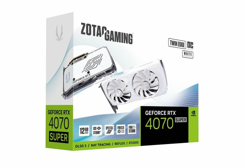 Zotac-GeForce-RTX-4070-Super-Twin-Edge-OC-White-Edition-12Gb-GDDR6X-DLSS3.5-HDMI-3-DisplayPort-PCi-Ex-4.0-16x