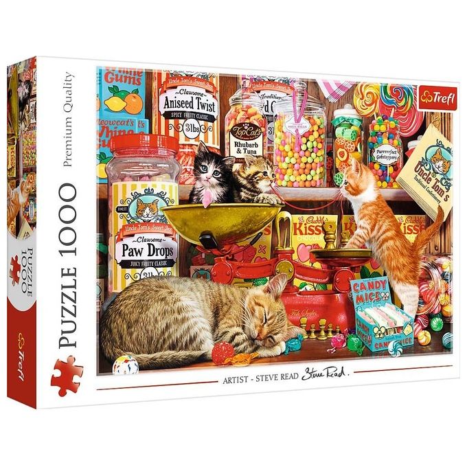 Trefl-Puzzle-da-1000-Pezzi---Cats-Sweets