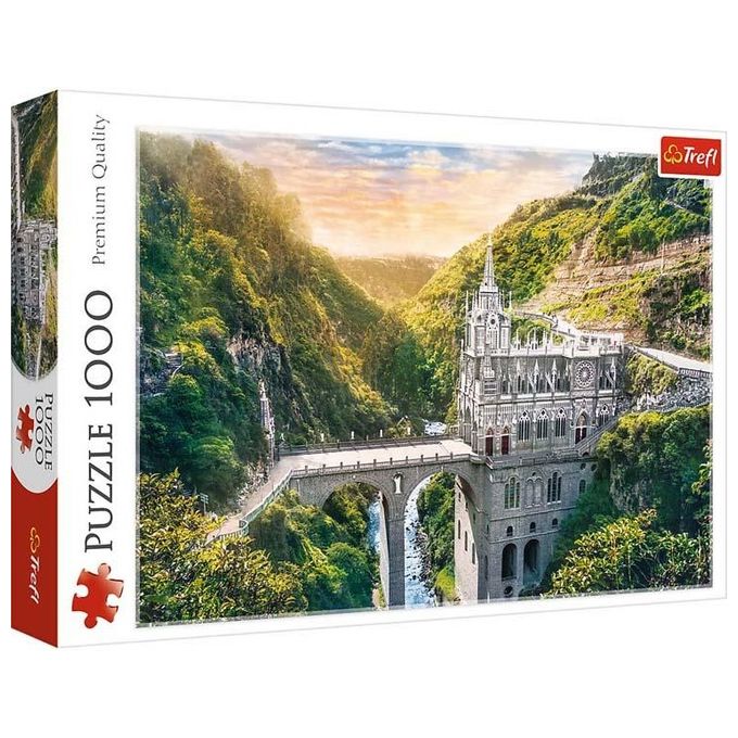 Trefl-Puzzle-da-1000-Pezzi---Las-Lajas-Sanctuary.-Colombia