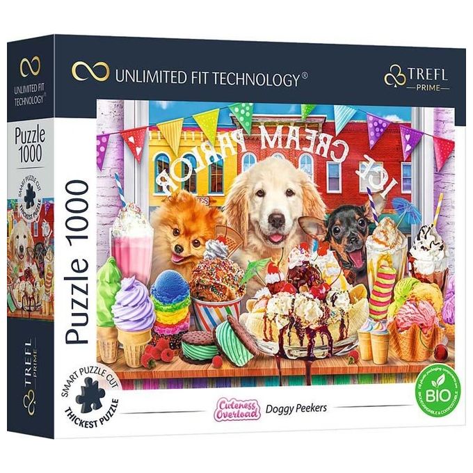 Trefl-Puzzle-da-1000-Pezzi-Uft---Cuteness-Overload--Doggy-Peekers