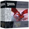 Trefl-Puzzle-da-501-Pezzi-Woodcraft---Dungeons-e-Dragons--Ancient-Red-Dragon