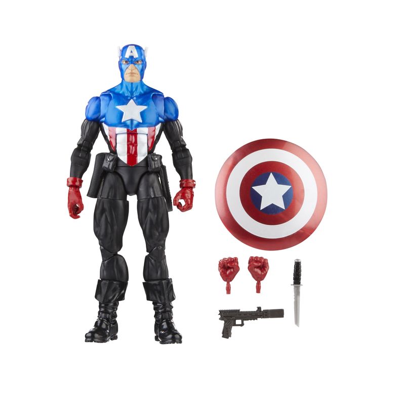 Hasbro-Marvel-Legends-Personaggio-15cm-Avengers-Captain-America-Bucky-Barnes