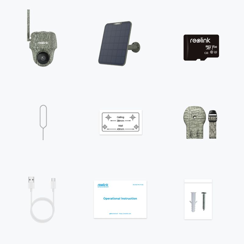 Reolink-Go-Ranger-4K-Telecamera-4G-Sim-da-Esterno-Senza-Fili-con-Batteria-360°-PTZ-Fototrappola-Infrarossi-Invisibili-Audio-a-2-Vie-Riconoscimento-degli-Animali-Accesso-Remoto-Go-Ranger-PT-Pannello-Solare
