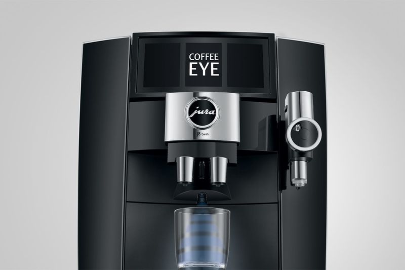JURA-J8-Twin-Diamond-Black---Macchina-da-caffe--automatica-19-L-15-bar-1450-W-31-specialita--doppio-macinacaffe--P.A.G.3--Sweet-Foam-display-touch-da-43---Nero