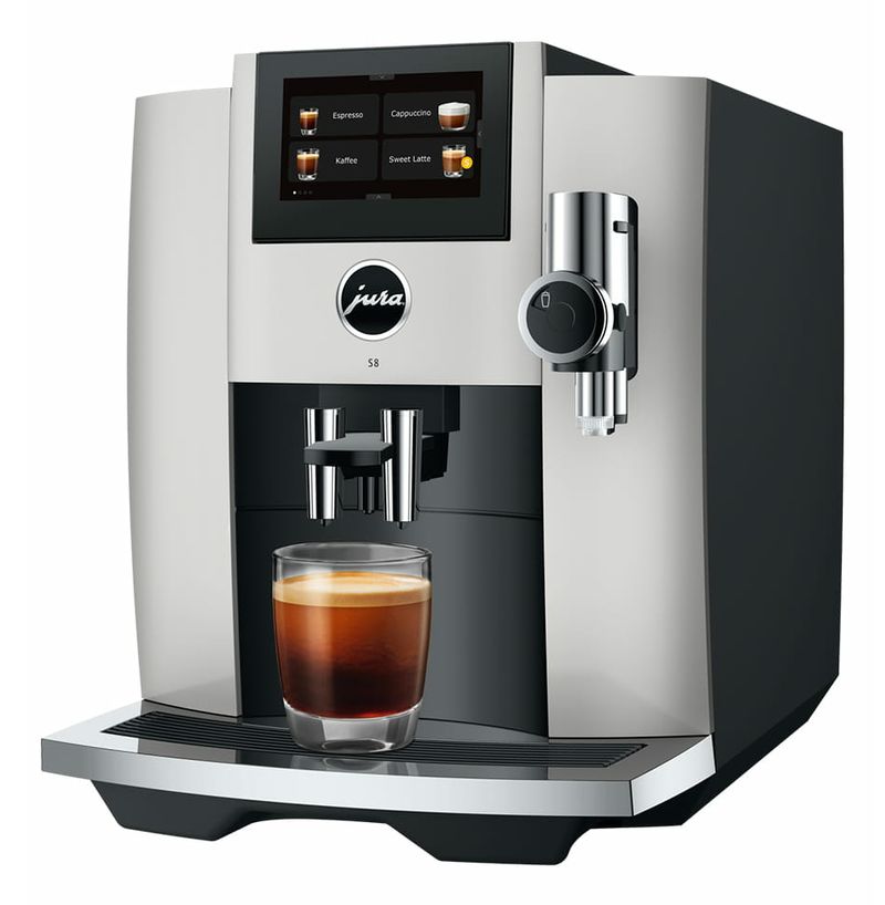 JURA-S8-Platino---Macchina-da-caffe--automatica-19-L-15-bar-1450-W-27-specialita--macinacaffe--Professional-Aroma-Grinder-display-touch-da-43---funzione-Sweet-Foam-Platino