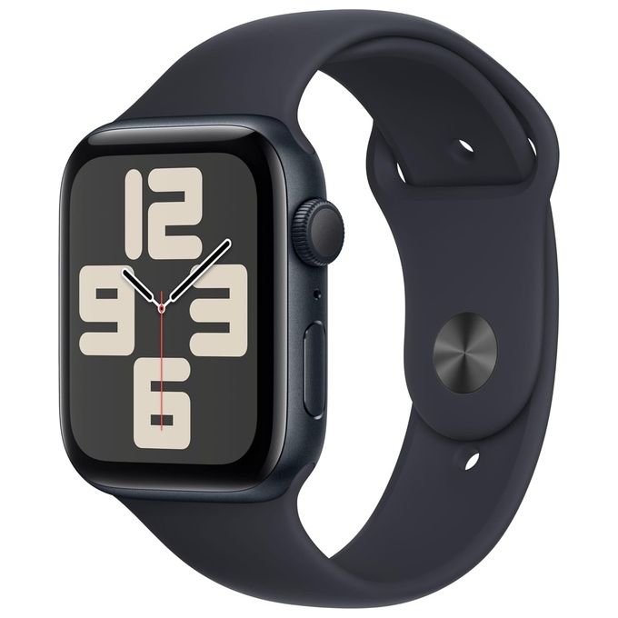 Apple-Watch-SE-40mm-GPS-Cassa-in-alluminio-mezzanotte-con-Cinturino-Sport-mezzanotte---S-M