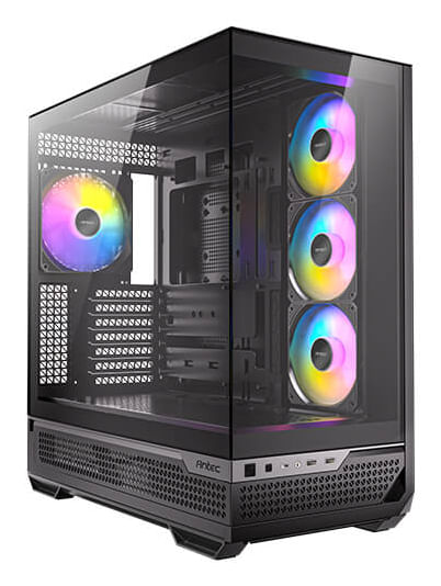 Antec-C7-ARGB-Supporto-GPU-RTX-40-4-Ventole-ARGB-PWM-da-120mm-Incluse-Raffreddamento-GPU-Verticale-Tipo-C-10Gbps