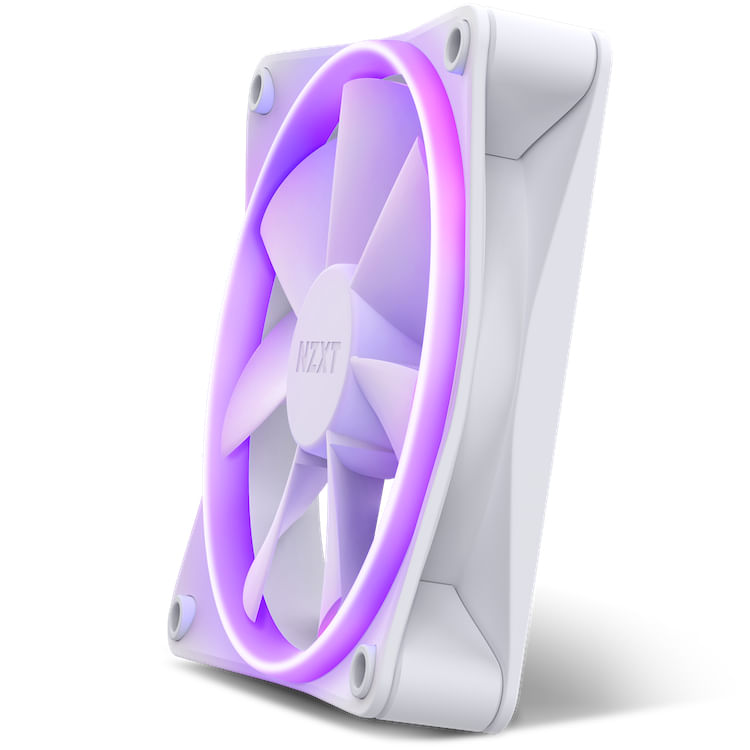 NZXT-Ventole-RGB-F120---RF-R12TF-W1---Personalizzazione-avanzata-dell-illuminazione-RGB---Raffreddamento-silenzioso---Triplo--ventola-e-controller-RGB-INCLUSI----Ventola-da-120-mm---Bianco