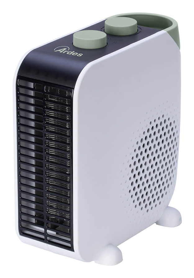 Ardes AR4F15 stufetta elettrica Interno Nero, Bianco 2000 W Riscaldatore ambiente elettrico con ventilatore
