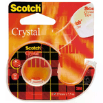 Scotch Nastro adesivo ® Crystal 19mm x 7.5m con chiocciola