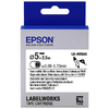 Epson-Guaina-Termorestringente-Bianca-per-Testo-Nero-Heat-Srink-Tube-D5mm--25-LK-4WBA5