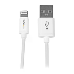 StarTech.com Cavo Connettore Lightning 8-pin Apple a USB di tipo Slim per iPhone / iPod / iPad da 1m - Bianco