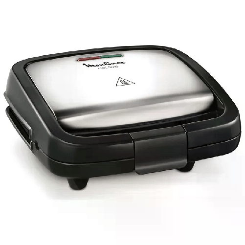 Moulinex-Croc-Time-Sandwich-Maker-Piastre-con-Rivestimento-Antiaderente