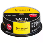 Intenso Cd-r 700mb 25pcs Cake Box 52x