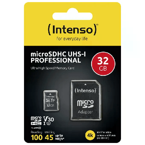 Intenso-MicroSDHC-con-Adattatore-32Gb-Uhs-Classe-10