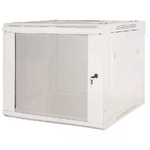 Link armadio rack 19 6 unita da muro (a) 370 x (l) 600 x (p) 450 grigio disassemblato
