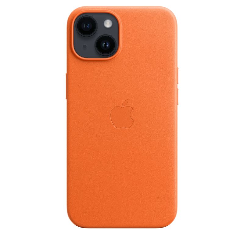 Apple-Custodia-MagSafe-in Pelle-per-iPhone 14-Orange