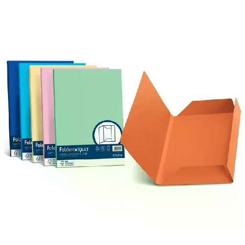 Cartotecnica Favini Cf25 cartelline 3 lembi Rosso Scarlatto