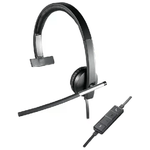 Logitech Cuffia H650e Mono con Microfono a Cancellazione di Rumore USB ?Controlli in Linea