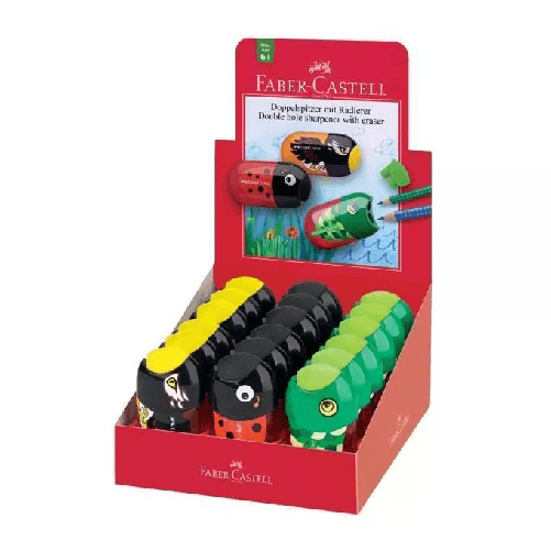 Faber-Castell-Confezione-18expo-Temperamatite-ergo-Animals