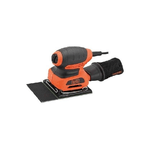 Black & Decker KA401LA Levigatrice orbitale 14000 Giri/min Nero, Arancione