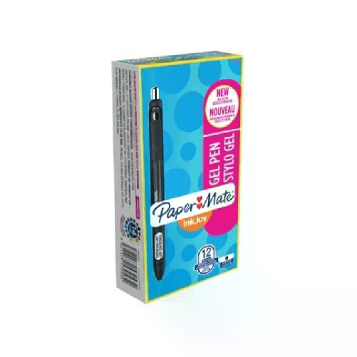 Papermate-1957053-Confezione-12-InkJoy-Gel-Roller-07mm-Nera
