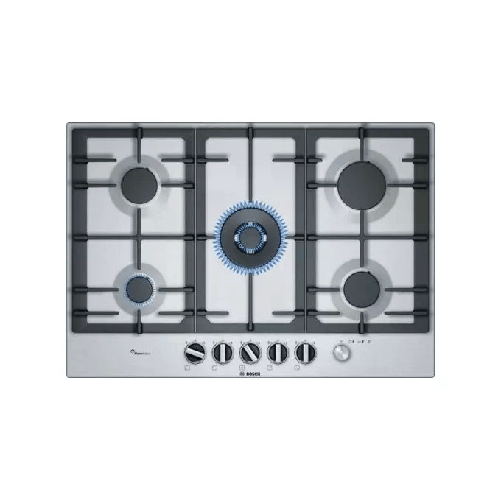 Bosch-PCQ7A5M90-Serie-6-Piano-Cottura-a-Gas-5-Fuochi-Griglie-in-Ghisa-FlameSelect-1-Bruciatore-Wok-75-cm-Acciaio-Inox
