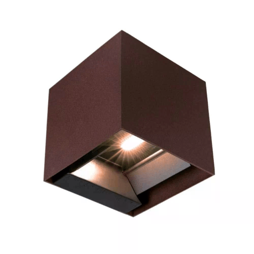 V-TAC 9W Led Solar Wall Light 3In1 Corten Body Ip65