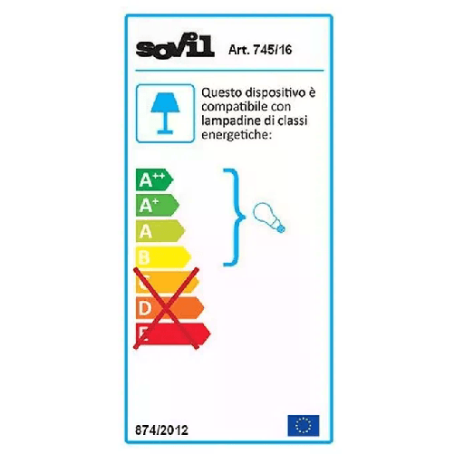 Sovil-Applique-Piccola-In-Alto-Linea-Olive-Alluminio-E27-