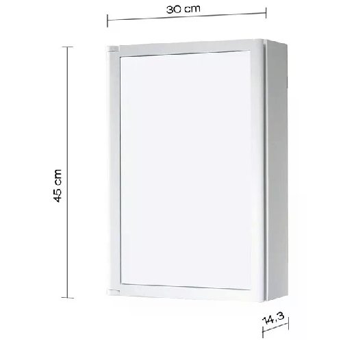 Gedy-Armadietto-Senza-Specchio-Bianco-Polistirolo-45x30x143-Cm