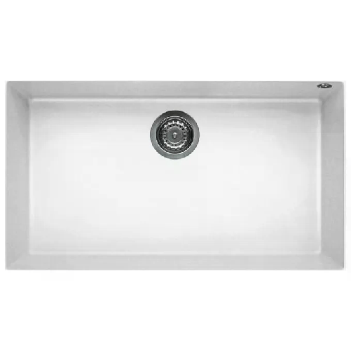 Elleci-LKQ13096-Quadra-130-Lavello-Keratek-1-Vasca--79-cm-Bianco