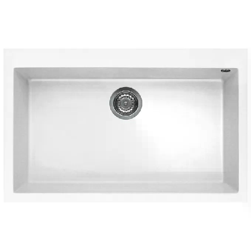 Elleci-LKQ13096-Quadra-130-Lavello-Keratek-1-Vasca--79-cm-Bianco