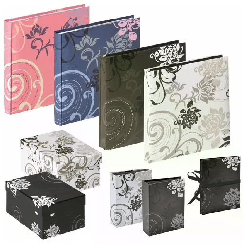 Walther-Album-Fotografico-Grindy-Interno-con-Memo-100-Foto-10x15cm-Rosa-Antico