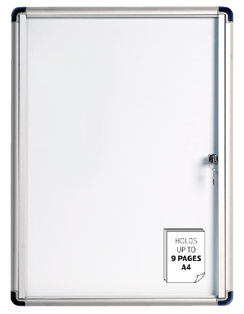 Bi-Office VT610109660 bacheca per annunci Bacheca fissa Alluminio, Bianco Alluminio, Acciaio smaltato