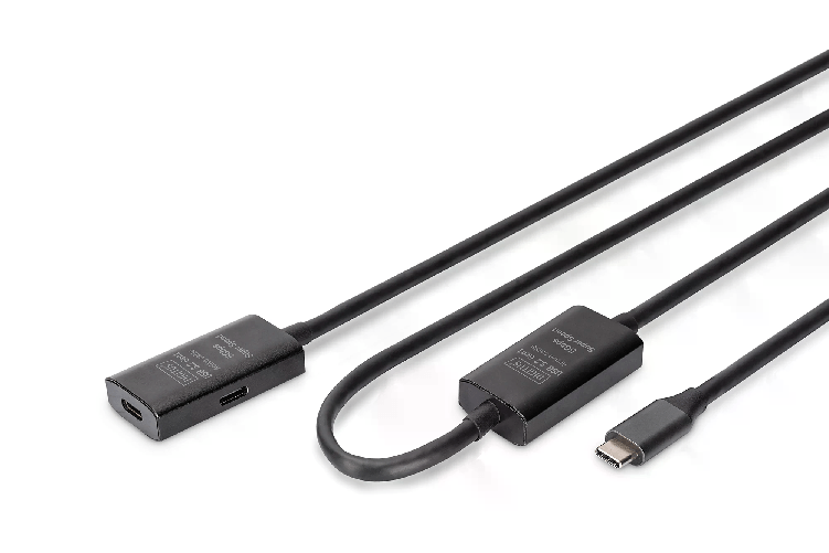 Digitus Cavo Di Prolunga Attivo Usb 3.2 Gen1 5G Usb-C - Usb-C 10 Mt