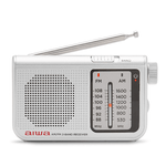 Aiwa rs-55sl radio personale analogica fm/am argento con altoparlante e uscita cuffie
