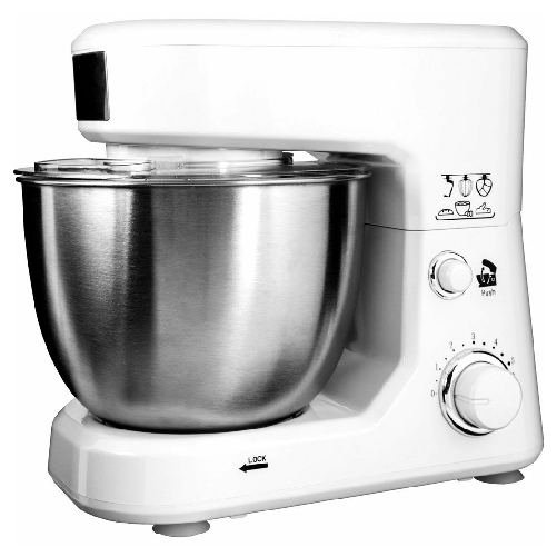 TrAdE Shop Traesio  Impastatrice Professionale 4lt 500w 6 Velocità Da Cucina Per Impastare Montare Miscelare -