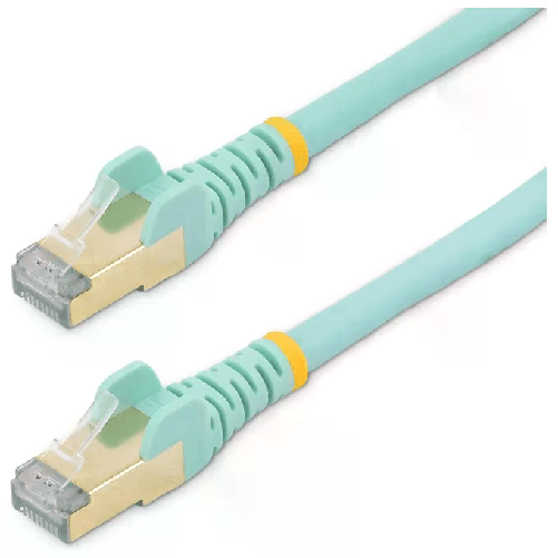 Startech-Cavo-di-Rete-Ethernet-Schermato-Cat6a-Stp-da-3mt-Turchese