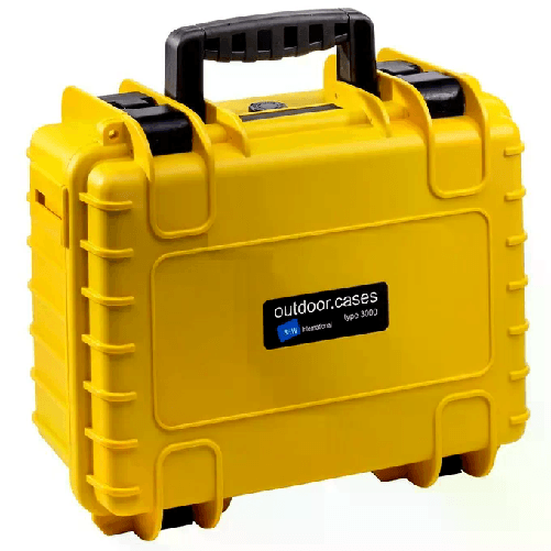 BandW-International-Type-3000-Custodia-Rigida-per-Fotocamere-da-Esterni-con-Imbottitura-Giallo