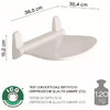 Gedy-Sgabello-Sound-Bianco-Abs-152x385x354-Cm