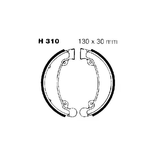 EBC-H310-Ganasce-Honda-Cm-250-posteriore-