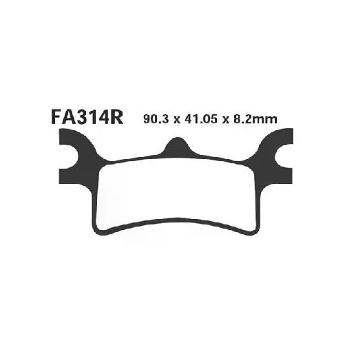 EBC-FA314R-Pastiglie-R-Polaris-Sportsman-Posteriore-4X4