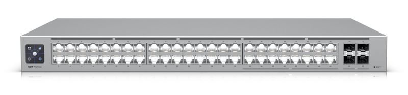 Ubiquiti-Switch-UniFi-32xRJ45-GBit-16xRJ45-2.5G-4xSFP-Managed-Max-19-Rack-Mountable-1.3---Touchscreen