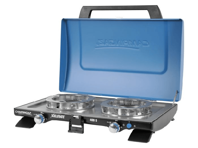 Campingaz fornello a gas 400 sg con 2 bruciatori e tecnologia xcelerate