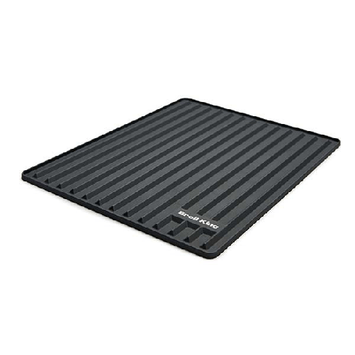Broil king tappetino per barbecue 60009 in silicone nero - accessorio bbq